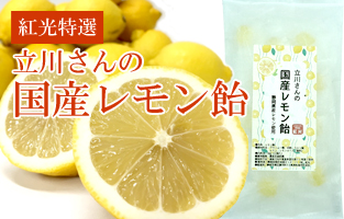 立川さんの国産レモン飴